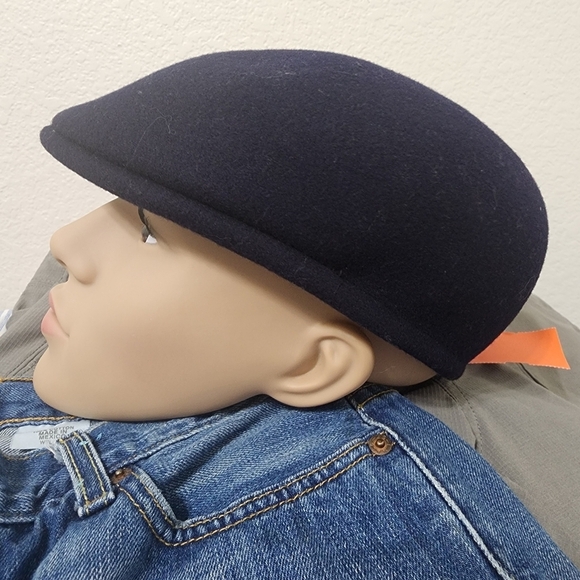 Peaky Blinders Wool Navy Newsboy Cap Size M - Picture 2 of 7